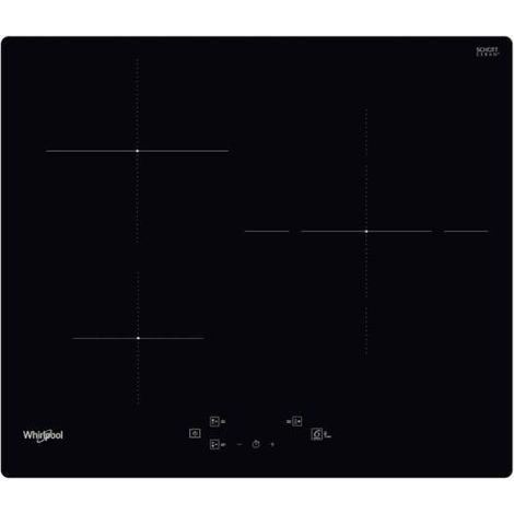 Table de cuisson a induction - WHIRLPOOL - WSQ1160NE - 3 feux - 60 cm - Noir