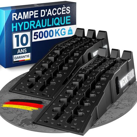 Rampes voiture Werkthor lot de 2 robustes jusqu'à 5 t