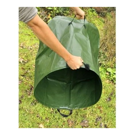 Sac de jardin - 270 litres - Réutilisable et solide - Vert (1/2)
