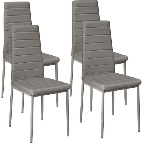 Esszimmerstühle 4 Set Stuhl Küchenstuhl Esszimmerstuhl Wohnzimmerstüh Grau