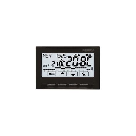Perry Crono Termostato Settimanale a Batterie Serie NEXT - 1CRCDS28