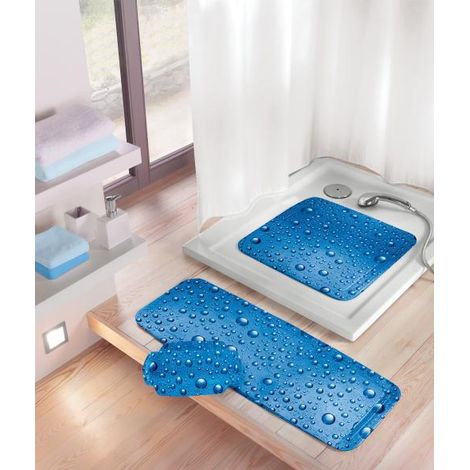 Kleine Wolke Duscheinlage Bubble 55 x 55 cm, marineblau Sicherheit im Bad