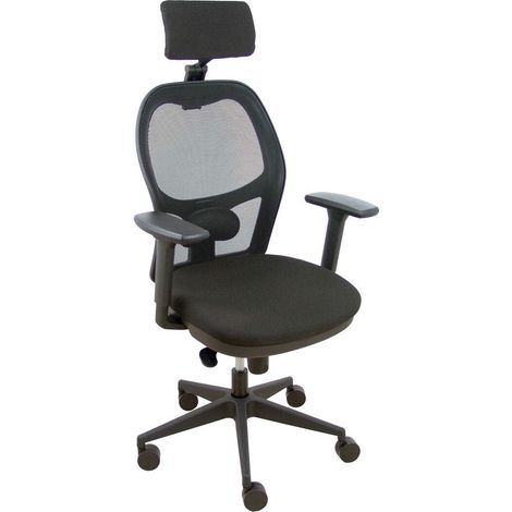 Piqueras y Crespo Jorquera Silla de oficina negra cómoda (1/3)