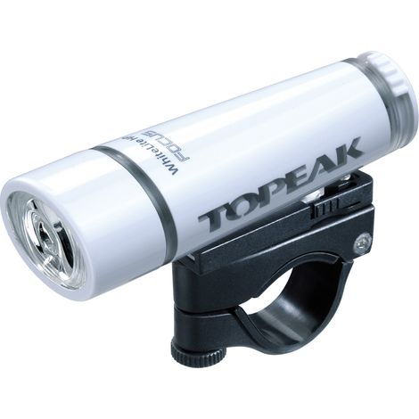 Feu Avant Vélo Haute Puissance Coloris Blanc - éclairage Focalisé Nocturne - Topeak