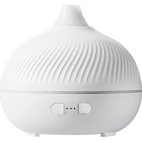 Diffuseur d'aromathérapie ESR en forme d'oignon avec flamme simulée, humidificateur ultrasonique USB de bureau pour la maison, la chambre, le bureau et le salon ( ) (1/2)