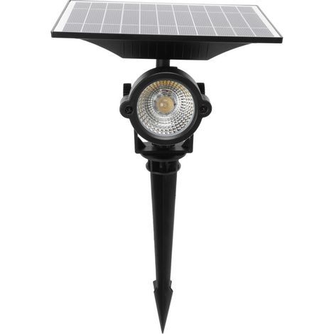 Lampe à gazon solaire 10 W IP65 – Éclairage extérieur pour jardin, cour et aménagement paysager – Lot de 4 (1/5)