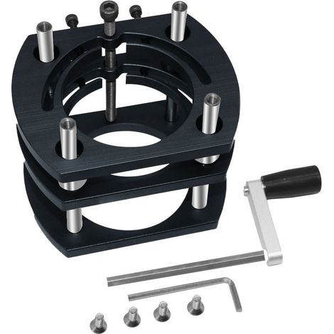 Sollevatore per fresatrice, sollevatore per tavolo fresatrice, base di sollevamento per fresatrice, sistema di sollevamento per tavolo fresatrice a 4 griffe, sollevatore per fresatrice a mandrino, per (1/5)