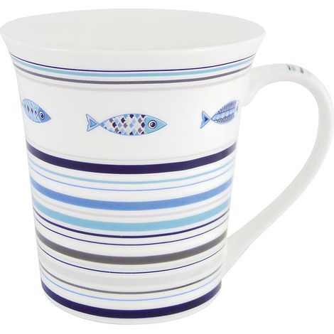 Mug en porcelaine sardines