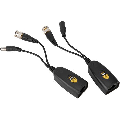 Émetteur-récepteur vidéo haute définition 5 MP + balun d'alimentation à paire torsadée (1/5)
