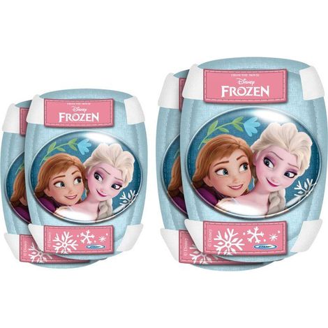 Coudieres & Genouilleres - DISNEY - La Reine des Neiges - Taille unique avec des sangles élastiques et systemea scratch - Bleu (1/3)