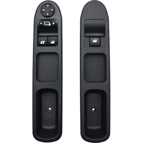 Commande lève-vitre 207 conducteur et passager – Interrupteur 6 broches pour Peugeot 207 et Citroen C3 – Référence 6554.QC 6490.HQ (1/5)