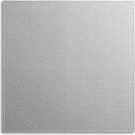 Decosa Deckenplatte Turin, weiß, 50 x 50 cm - 02 Pack (= 4 qm)