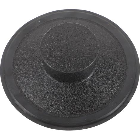 Bouchon d'évier, plastique, noir, pour broyeur de déchets (1/5)