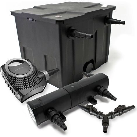 Kit de filtration de bassin 12000 litres 24 watts stérilisateur pompe 70 watts (1/5)