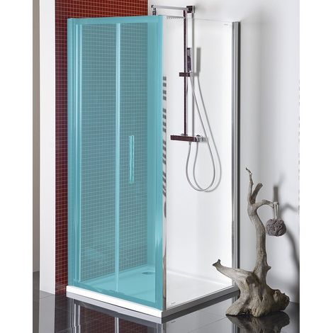 Polysan Lucis Line - Paroi de douche latérale 80 cm, verre transparent DL3315