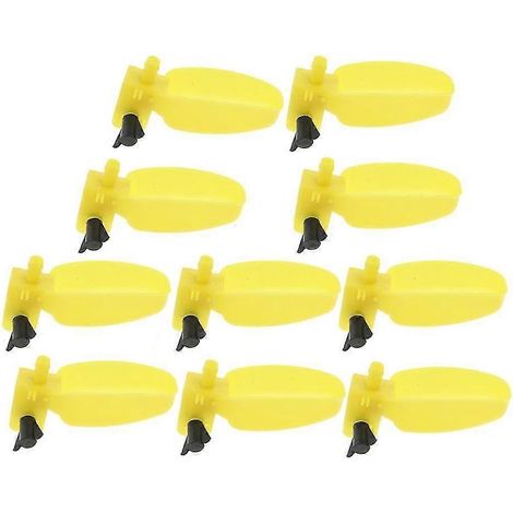 Ensemble de 10 abreuvoirs semi-circulaires pour pigeons, à gauche, pour l'hydratation quotidienne en cages, poulaillers ou élevages domestiques.-AquaForge (1/5)