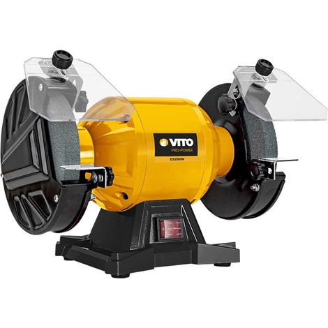 Touret à meuler 250W Double Meule 150 mm 230V 2950 tours/min VITO