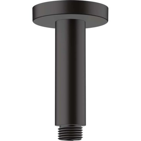 Hansgrohe Vernis Blend - Braccio doccia a soffitto 10 cm, nero opaco 27804670 (1/2)