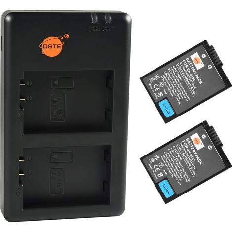 EN-EL25 Lot de 2 batteries de rechange rechargeables et double chargeur compatibles avec les appareils photo numériques Z, Z50, Z 50, Z FC, EN-EL25A, 4241 et MH-32 (1/5)