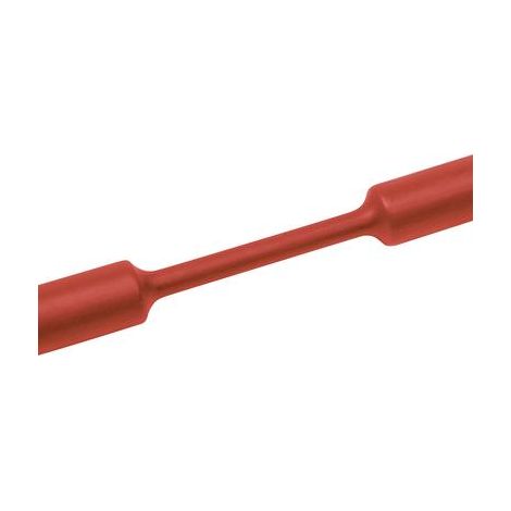 HellermannTyton 333-32402 funda termorretráctil roja 24 mm