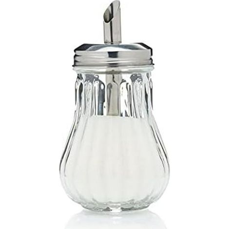 Sucrier en verre, style rétro, pour café, bistro ou restaurant. (1/5)