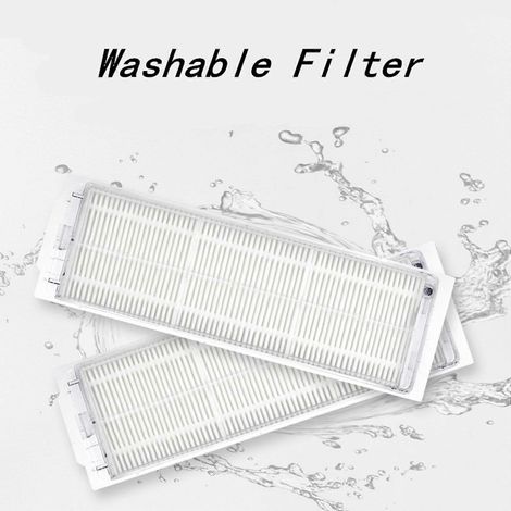12 filtres à air HEPA lavables, compatibles avec l'aspirateur robot et laveur de sols Xiaomi Mijia - P Pro STYTJ02YM STYTJO2M (1/5)