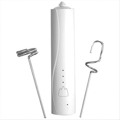 Elektrischer Milchaufschäumer, Handmixer, elektrischer Schneebesen, tragbarer Mixer (1/5)