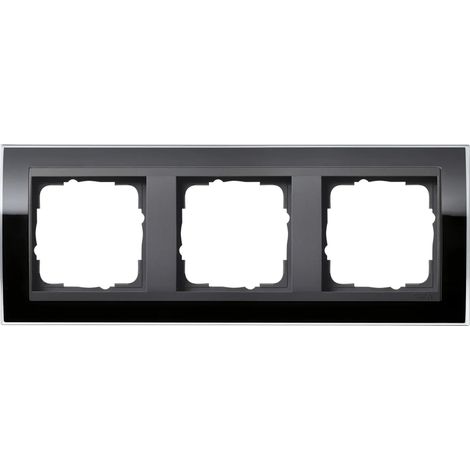 Gira Marco embellecedor 3f Anillo interm. AN Gira Event Negro claro [0213738], 0213 738