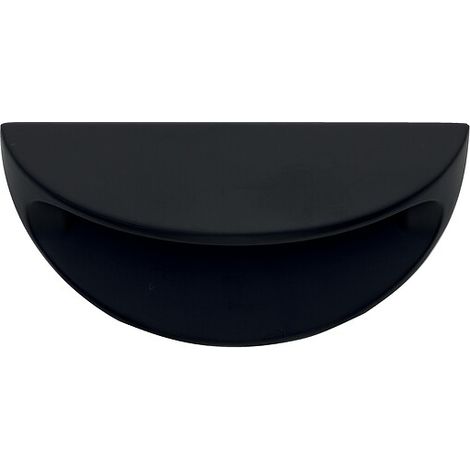 Poignée coquille zamak Emojie - noir mat - METAKOR (1/3)