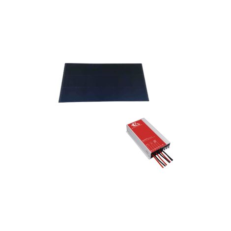 PACK EZA Panneau solaire IBC 155W + Régulateur solaire MPPT Bluetooth 15A