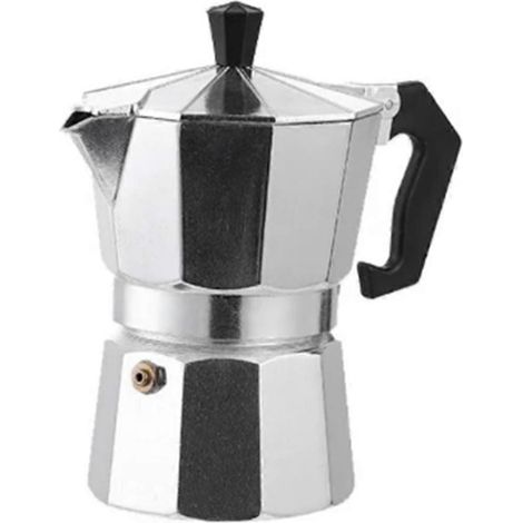 Cafetière Moka 300 ml, cafetière italienne en aluminium, cafetière B (1/5)