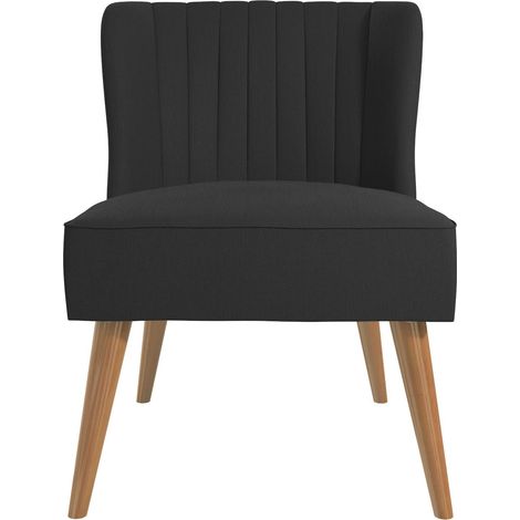 BrittanyTable console avec 2 tiroirs en mélaminé gris (1/5)