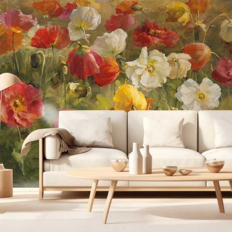 Papier peint champ de fleurs sauvages papier peint (1/5)