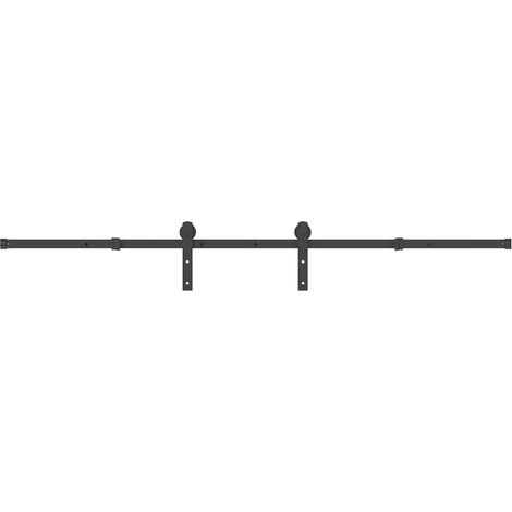Maison Exclusive - Kit de herrajes para puertas correderas acero