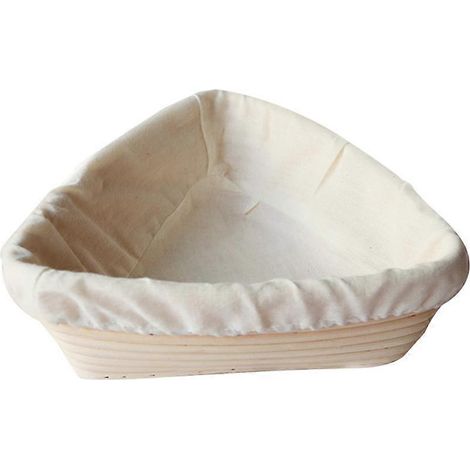 Cesto triangolare in rattan per la fermentazione naturale del pane. (1/5)