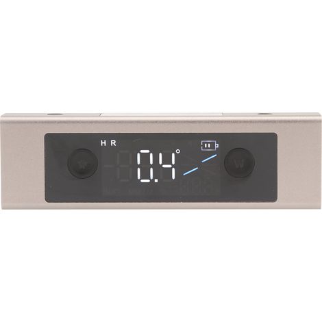 Niveau numérique à laser 4x90° avec écran LED double face, rapporteur électronique intelligent à axe unique, mesure d'angle précise pour bricolage et chantier (1/5)