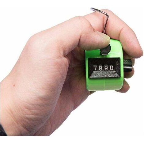 8-teiliger manueller Zähler, Klick-Schrittzähler – mechanischer Mengenzähler ohne Batteriebetrieb