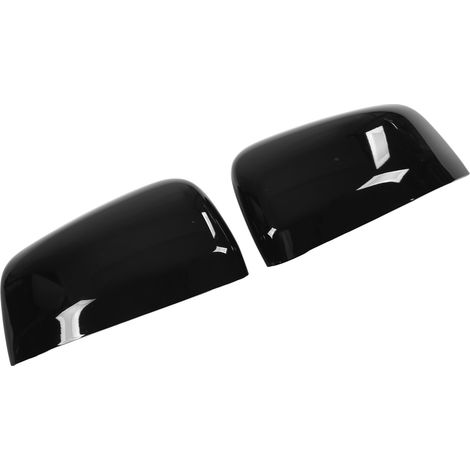 Coque de rétroviseur extérieur Noir Brillant Autocollant Protection Remplacement pour Jeep Grand Cherokee WK2 WL 2011-2022 (1/5)