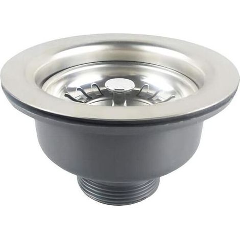 Garden FutureBonde d'évier sans trop Plein Panier INOX ø 110 mm 1½\ (1/5)