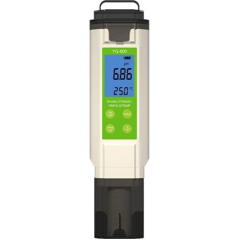 7-in-1 Salt Tester for Swimming Pools, Digital Meter for Salinity, pH, ORP, and Water Quality (Sodium Chloride) (1/5)