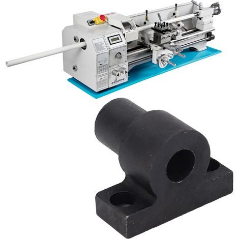 Linke Leitspindelhalterung für 0618 Mini-Drehmaschinen. Leitspindel-Montagehalterung für Mini-Drehmaschinen, kompatibel mit den Modellen 710, 0618, CJ18, CJ0618A, 712, 714, 0618-3B und anderen Mini-Dr (1/5)