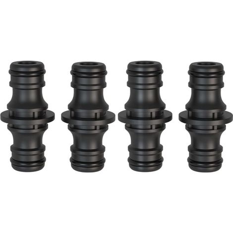 Kupplung, 4-teilig, 1/2"-Gartenschlauchanschluss – Verbindungsstück für eine sichere Schlauchverbindung, verbindet zwei Schläuche zur Verlängerung (1/4)