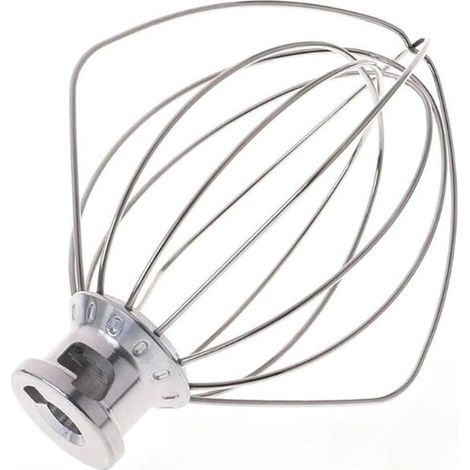 Fouet à Fils K45WW compatible pour KitchenAid KSM90 K45 KSM150 en Acier Inoxydable Fouet Mélangeur Planétaire pour œufs et gâteaux (taille 4.5QT / 4.3 L) (1/5)
