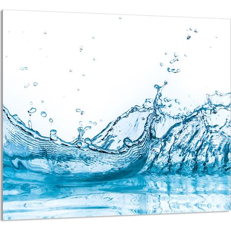 Panneau de verre POUR la cuisine 65x60 Eau (1/5)