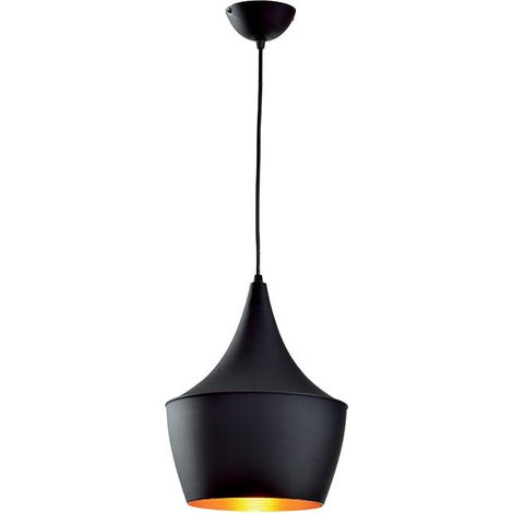 PENDENTE BLACK/GOLD E27 D250MM