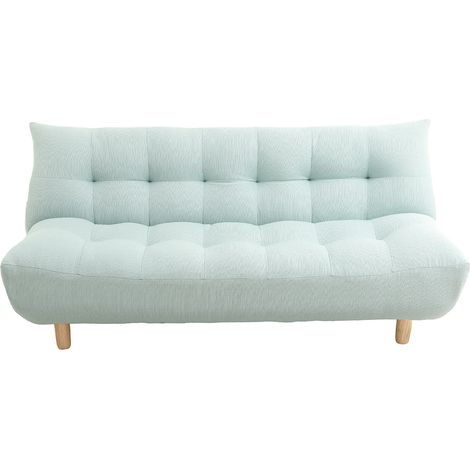 Divano convertibile design scandinavo verde acqua YUMI (1/5)