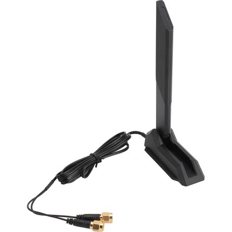 Antenna WiFi permanente con connettore SMA, tri-banda 2,4 GHz, 5,8 GHz e 6 GHz, guadagno 12 dBi, estensione magnetica ad alto guadagno. (1/5)