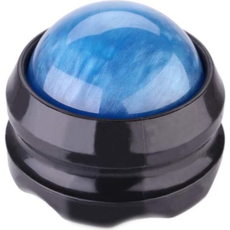 Appareil de Massage, Appareil de Massage pour Rouleau Roller pour Accessoires de Musculation, épaules, Bras, Dos, Abdomen, Jambes ou Pied Relaxation (Bleu) (1/5)