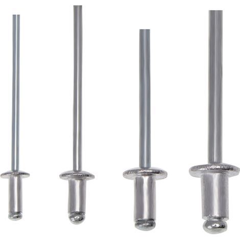 200-teiliges, robustes Handnietenset, 2,4/3,2/4,0/4,8 mm Nietensatz, G-A-Tool Sortiment an Aluminiumnieten für Fahrzeuge, Leder, Metall und Kunststoff (1/5)