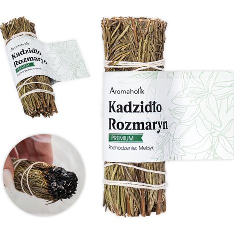 Rosmarin-Räucherstäbchen, 100 % natürlich, Aromatherapie-zertifiziert
